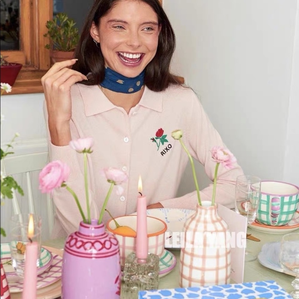 Rixo Roxanna - Cressida Cashmere Cardigan Sweater